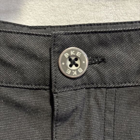 BKE Hybrid Standard Fit Black Shorts Flat Front Casual Lightweight Men's 30W 23L - Picture 11 of 15